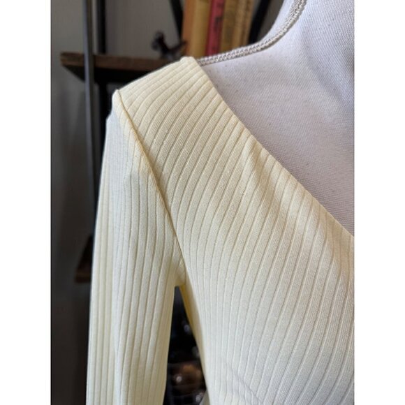 Significant Other Marie Bodycon Maxi Dress Butter Cream Womens Size 4 - Picture 11 of 12